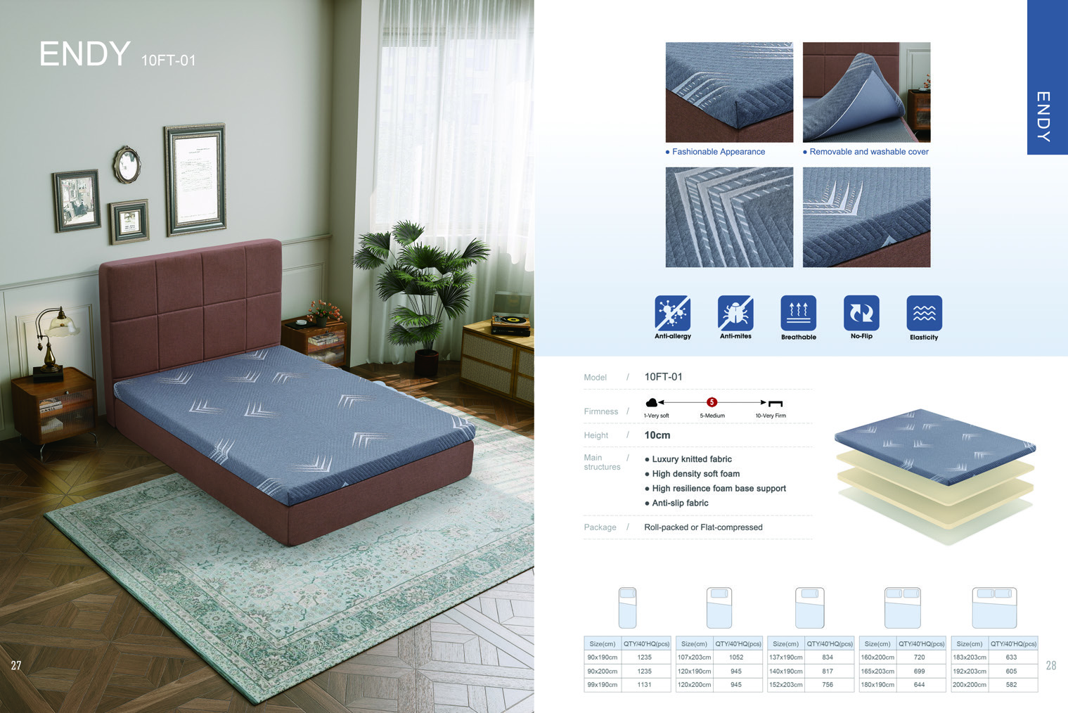 Surmatelas Hinatea